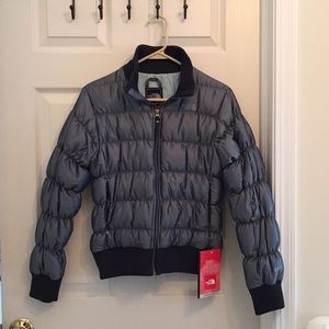 NWT North Face Blue/Gray Down Jacket (Women’s S)